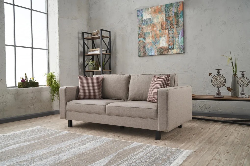 Sofá de 2 Lugares Kale – Creme – 180 cm x 83 cm x 91 cm
