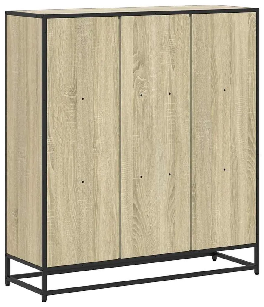 Estante 97,5x33x107,5 cm deriv. madeira/metal carvalho sonoma