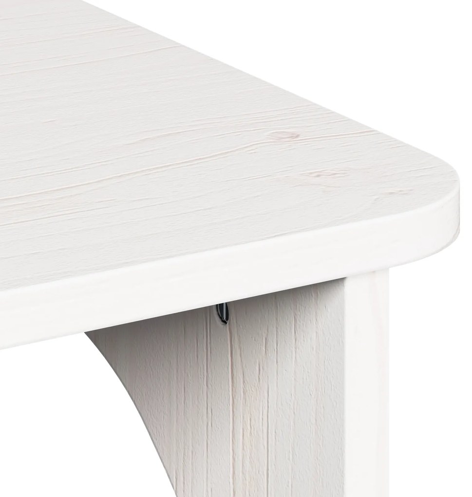 Mesa de centro Branco 80 x 50 x 31 cm