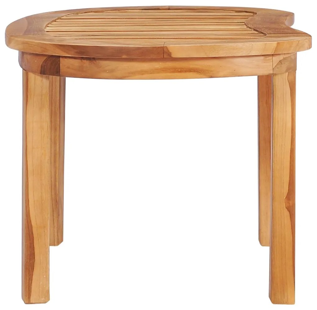 Mesa de centro 90x50x45 cm madeira de teca maciça