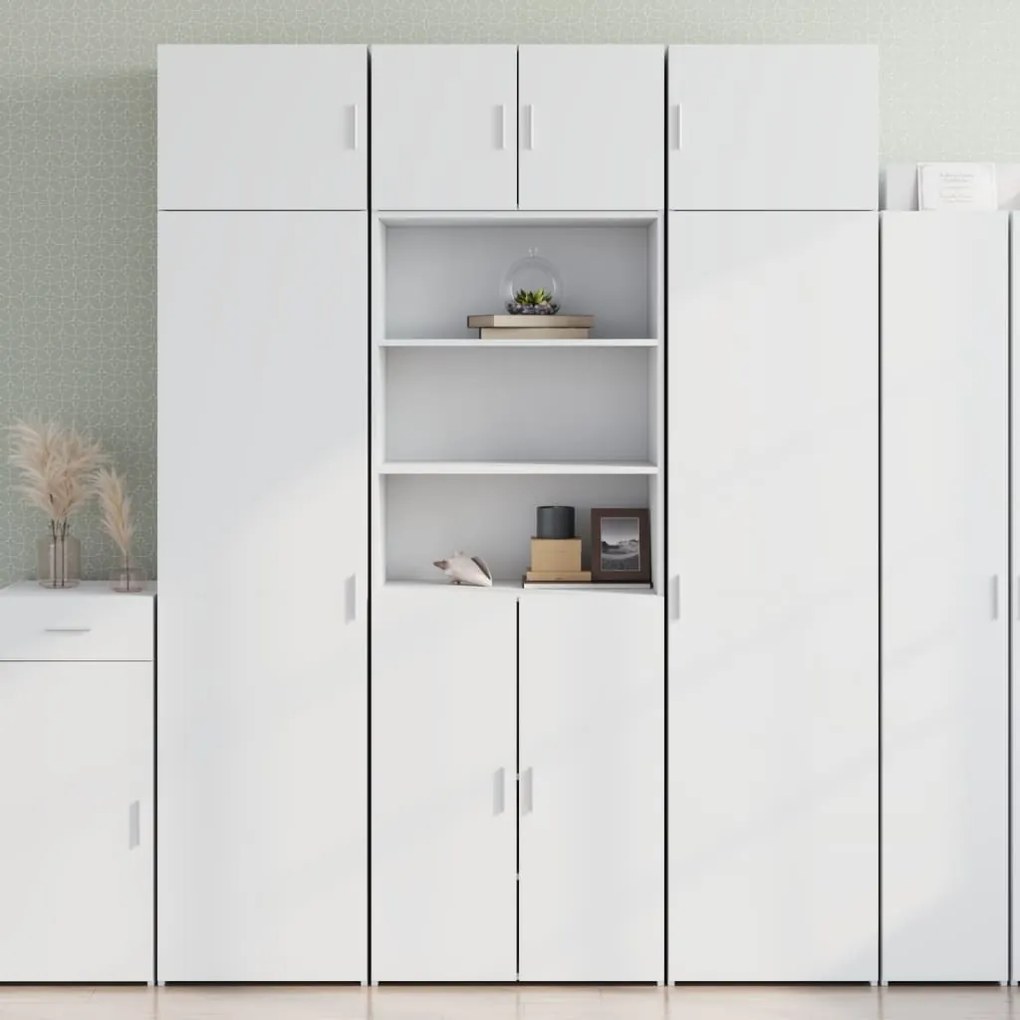 Armário alto 70x42,5x185 cm derivados de madeira branco