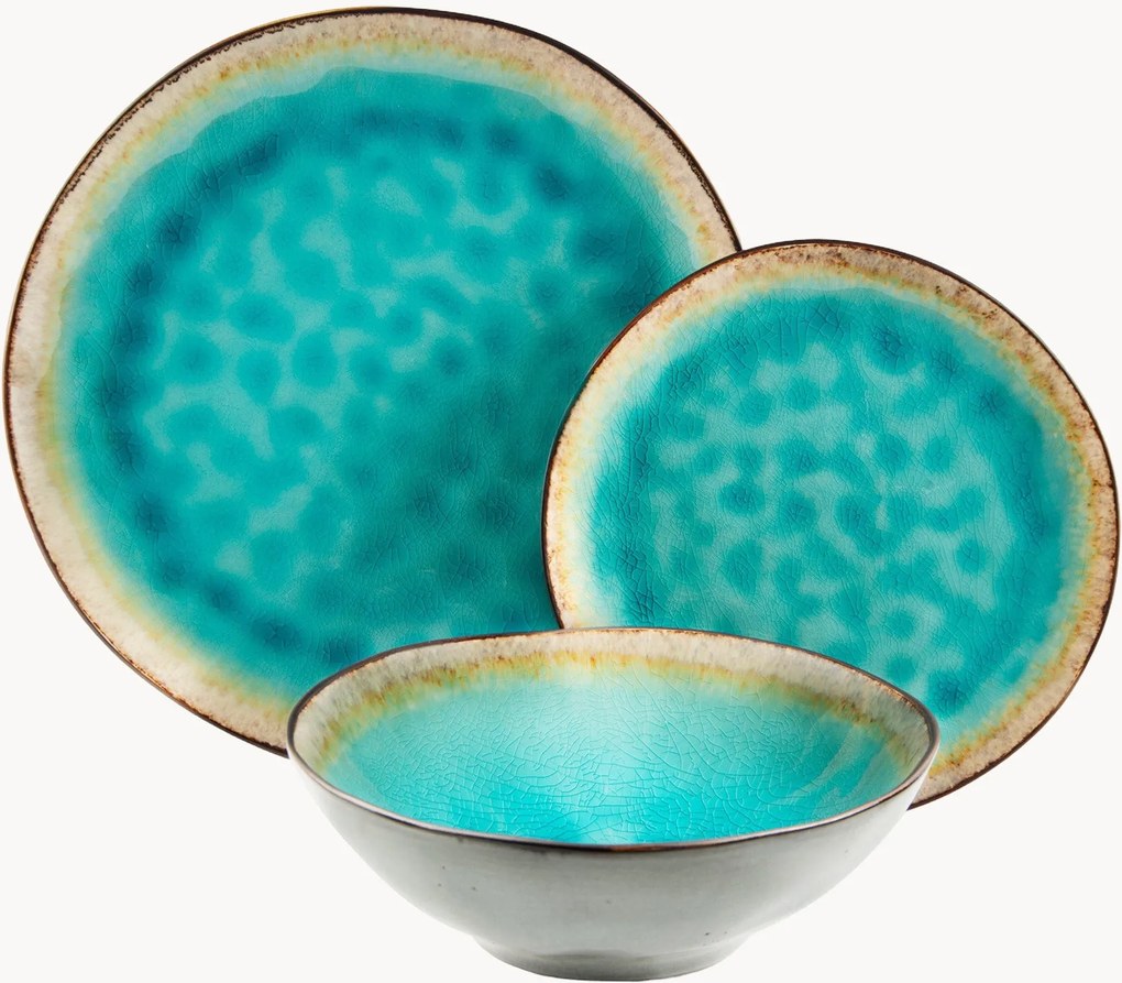 Conjunto de loiça Maldive, 4 pessoas, conjunto de 12