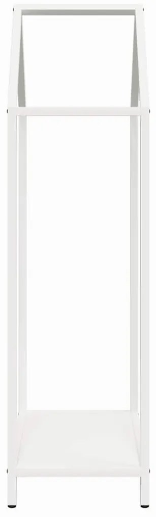 Suporte para lenha 40x25x90 cm aço laminado a frio branco