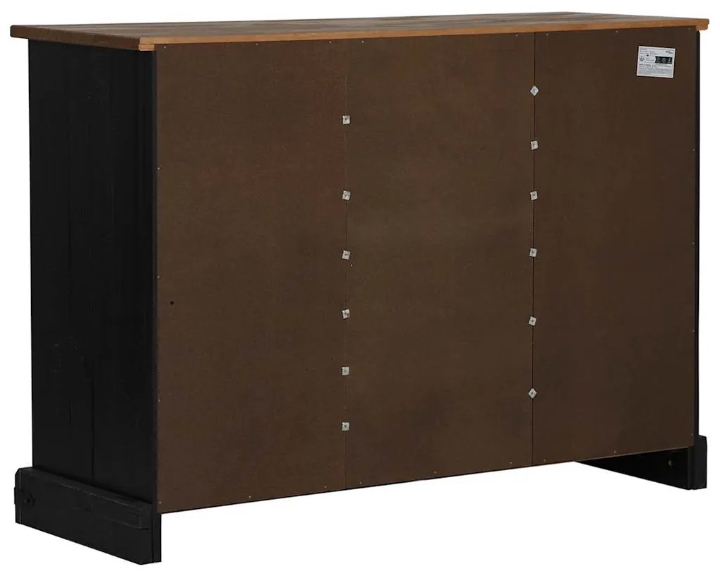 Aparador HALDEN 2 portas de correr 112x40x80 cm Madeira maciça