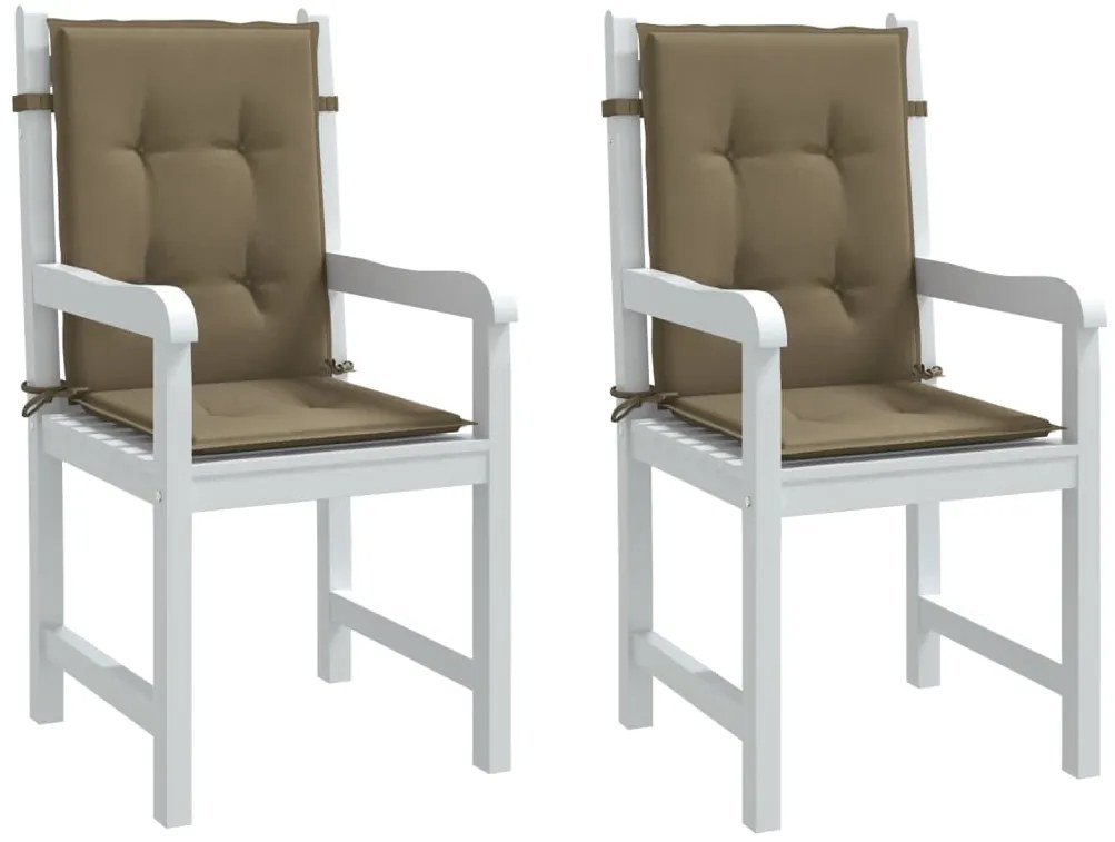 Almofadões lombares p/cadeiras 2pcs 100x50x4 cm mesclado tecido