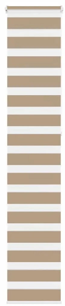vidaXL Cortina de zebra 45x230 cm largura do tecido 40,9 cm poliéster