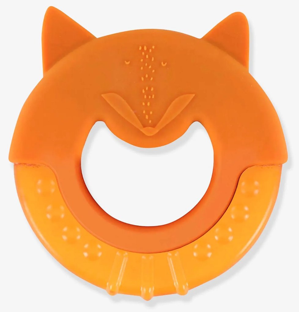 Anel de dentição refrigerante laranja