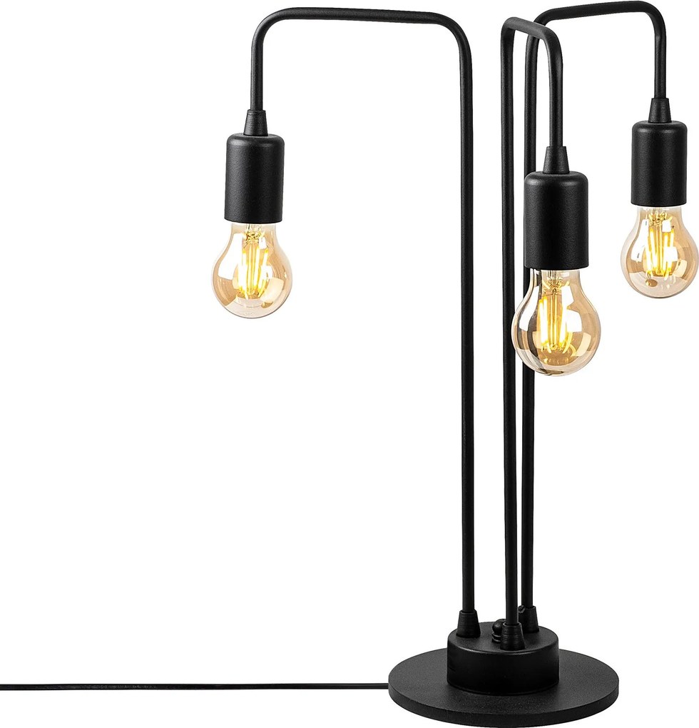 Candeeiro de Mesa Mum – Preto – 40 x 40 cm