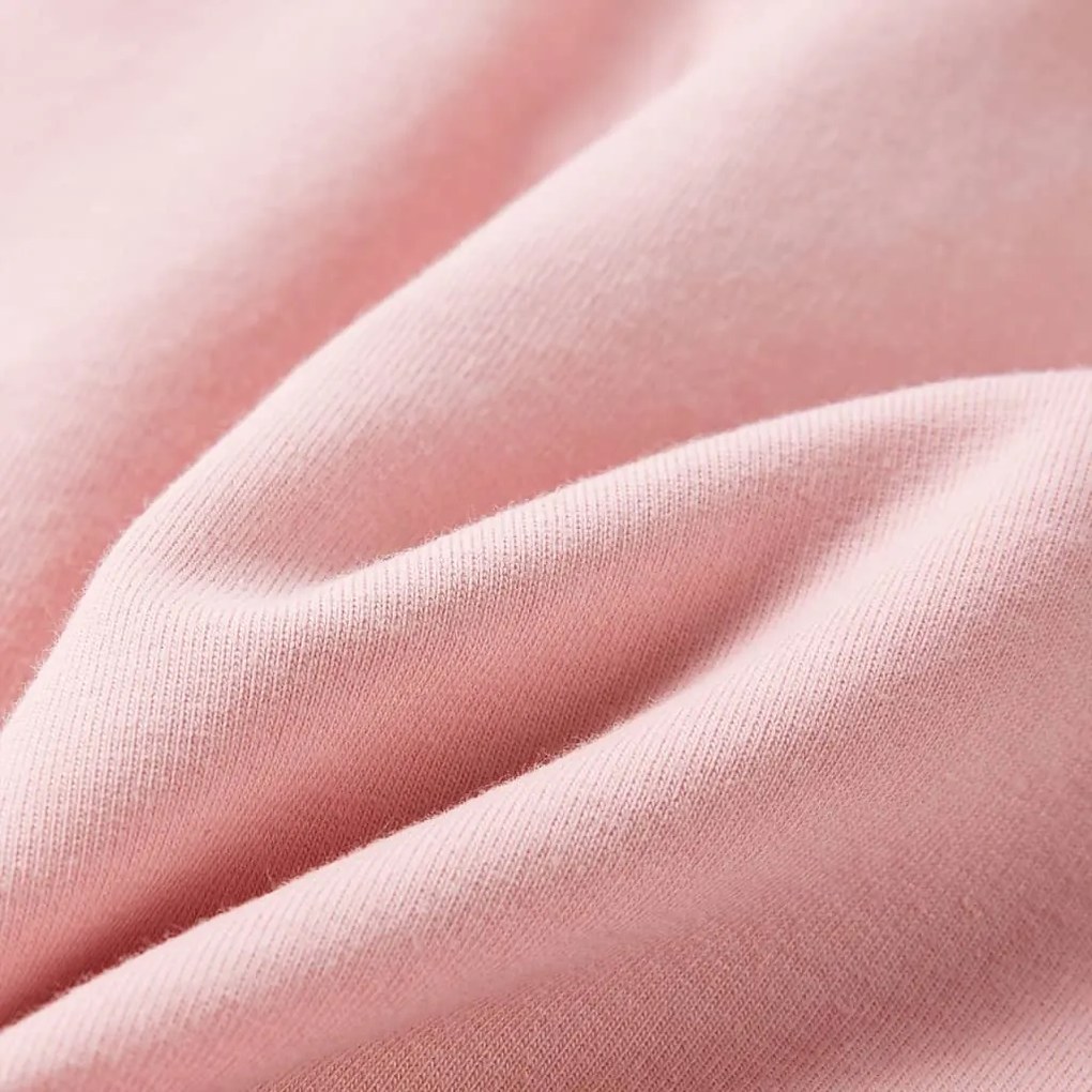 Vestido de criança com cordão rosa-claro 128
