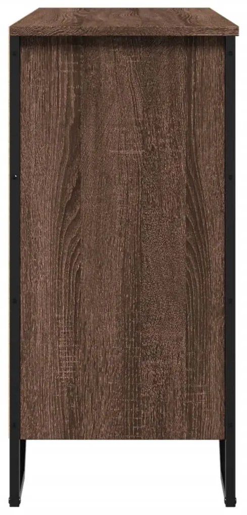 Aparador 91x35,5x74,5 cm derivados de madeira carvalho castanho