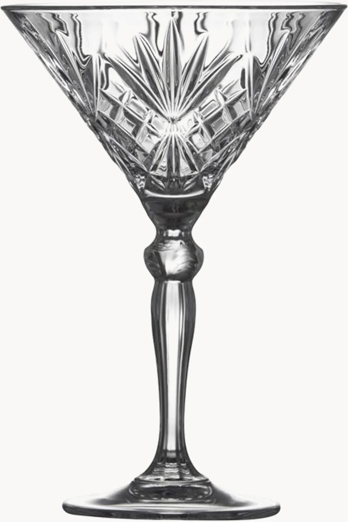Copos de cocktail de cristal Melodia, conjunto de 4