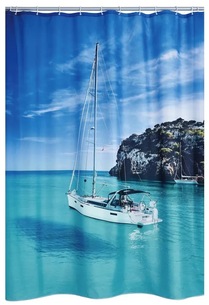 RIDDER Cortina de duche Sailboat 180x200 cm