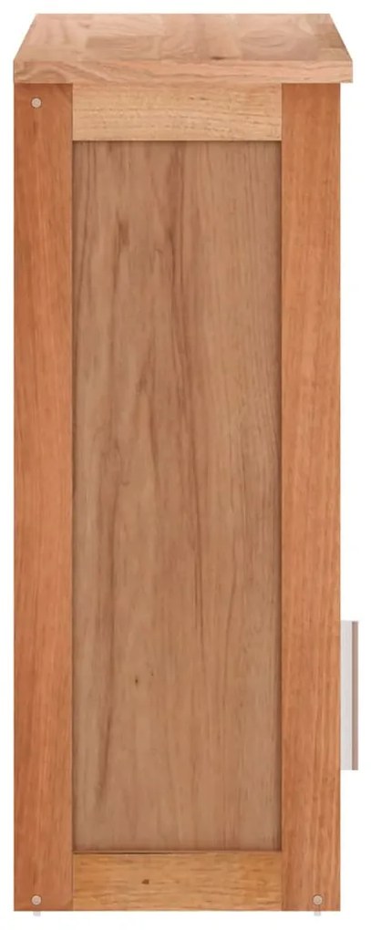 Armário de casa de banho de parede 42x23x60 cm nogueira maciça
