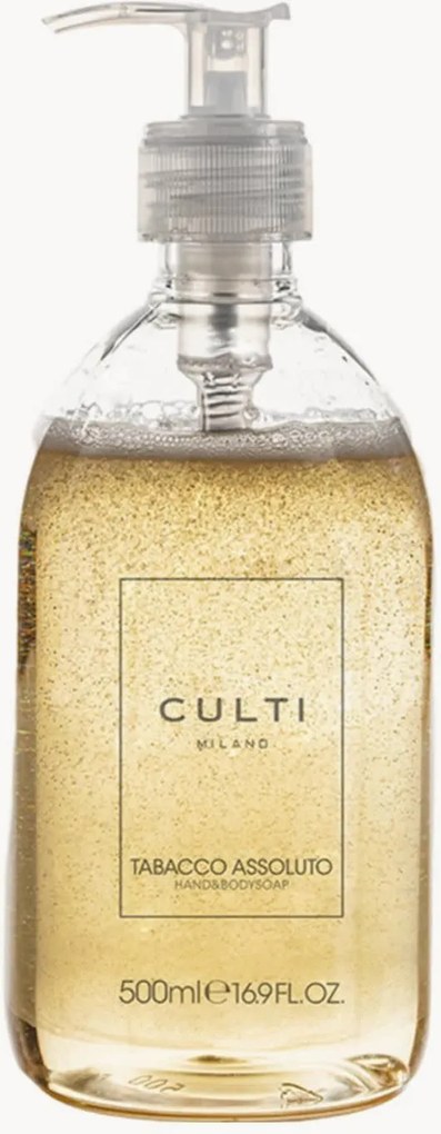 Sabonete líquido para as mãos e corpo Tabacco Assoluto (bergamota, tabaco, almíscar), 500 ml