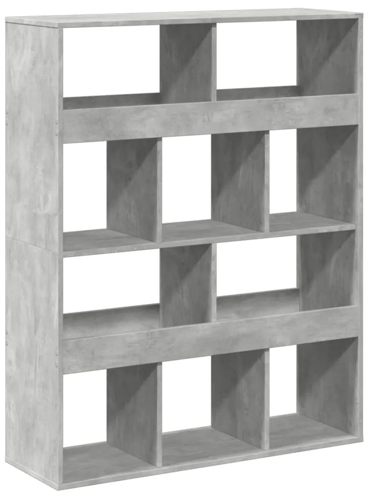 Divisória 100x33x125,5 cm derivados de madeira cinzento cimento