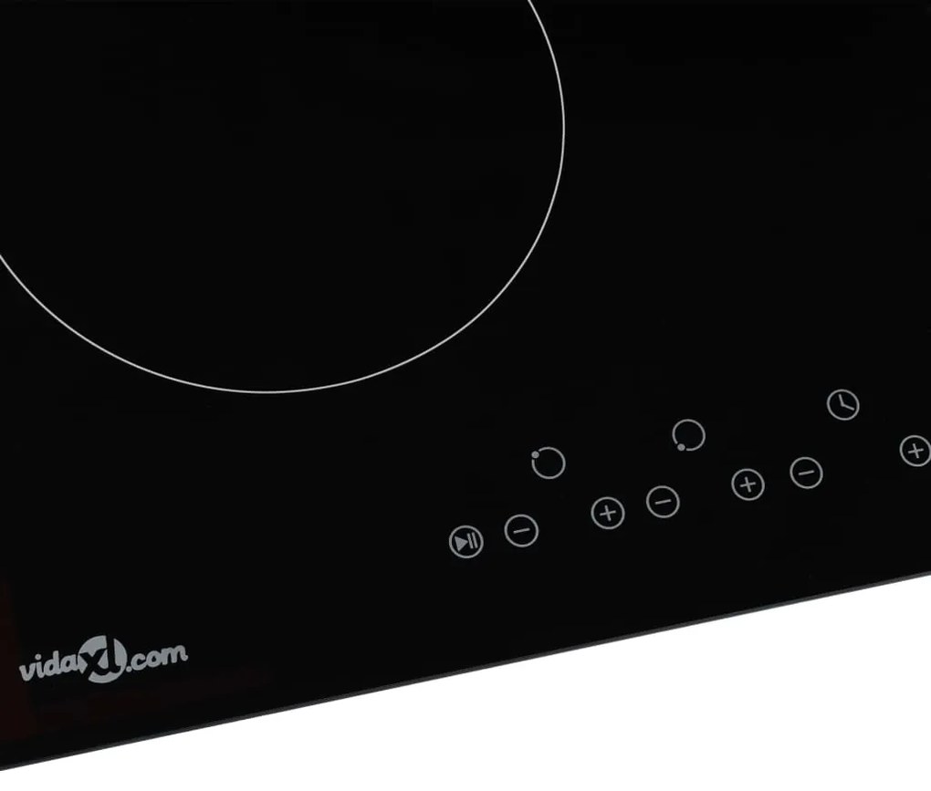 Placa de cerâmica com 4 discos controlo tátil 6000 W