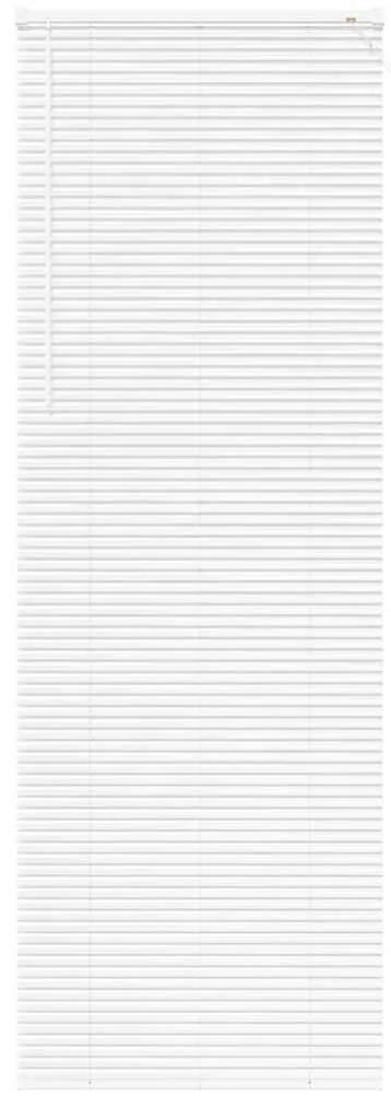 Persiana de Janela com cortinas Outros Manual Branco 80 x 130 cm Alumí