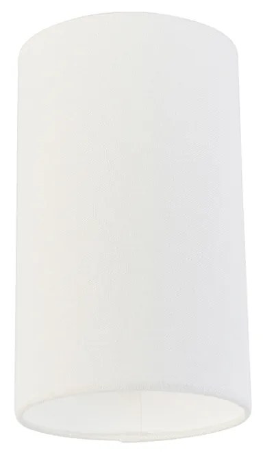abajur de tecido branco 15/15/25