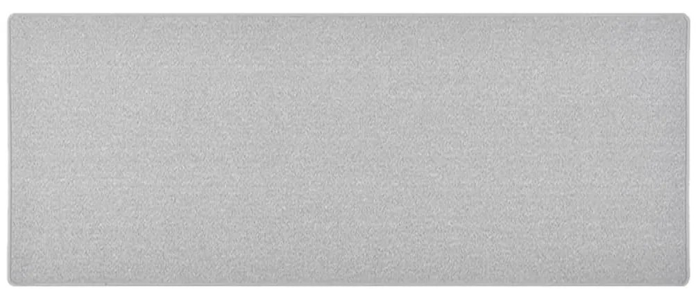 Tapete/passadeira 80x200 cm cinzento-claro