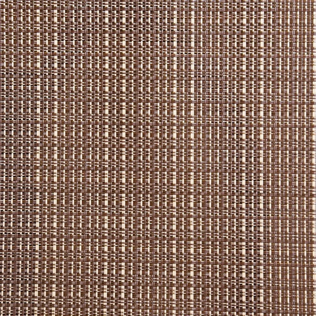 Cadeiras de jardim giratórias 2 pcs textilene e aço castanho