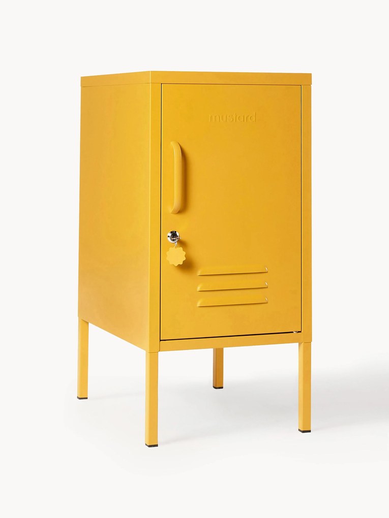 Mesa de cabeceira em metal The Shorty, abertura à esquerda