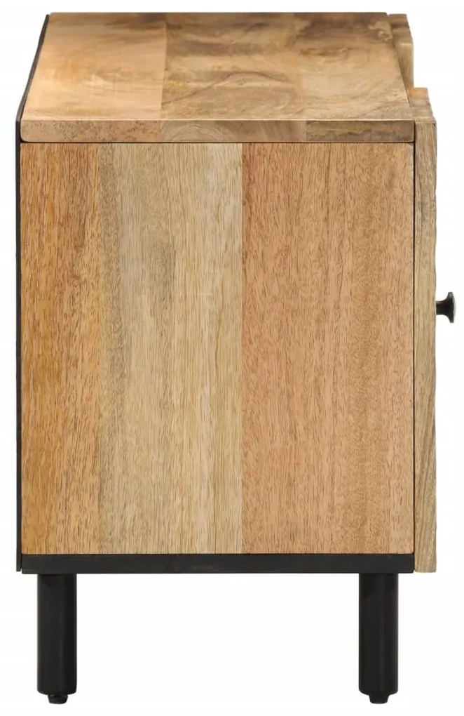 Móvel de TV 105x33x46 cm madeira de mangueira maciça