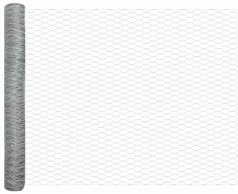 Cerca Hexagonal vidaXL 1x100 m Aço Galvanizado