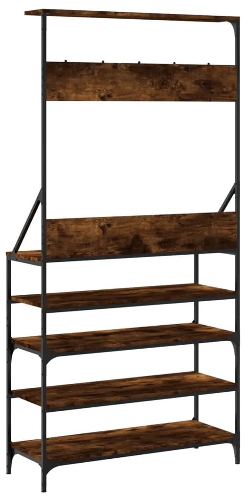 Conjunto de Entrada - Bengaleiro c/ arrumação de calçado 90x34x184 cm