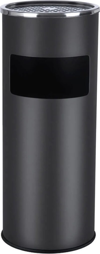 Cinzeiro de pé 22 x 32,3 cm (ø x A) 12,3 L preto