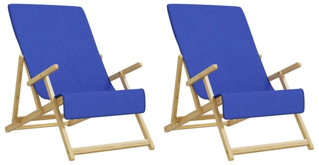 Toalhas de praia 2 pcs 60x135 cm tecido 400 GSM azul real