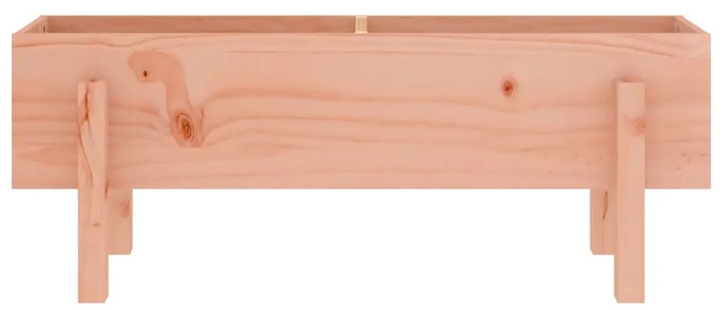 Canteiro elevado de jardim 101x30x38 cm madeira douglas maciça