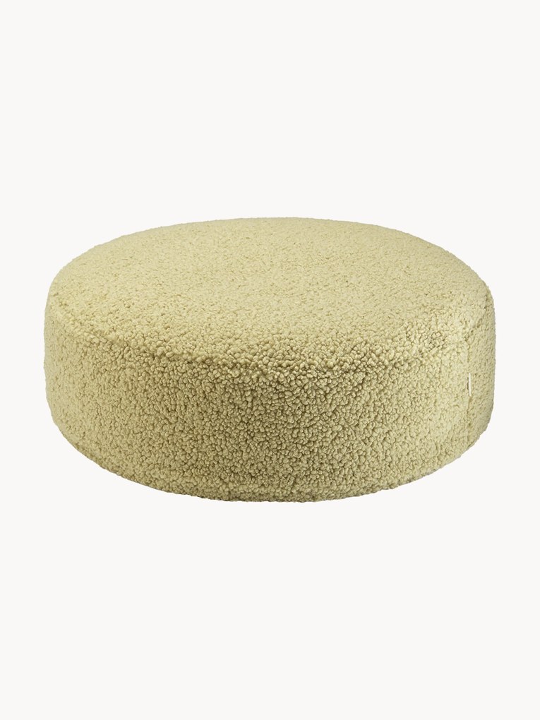 Pufe em teddy para crianças Sugar, Ø 65 cm