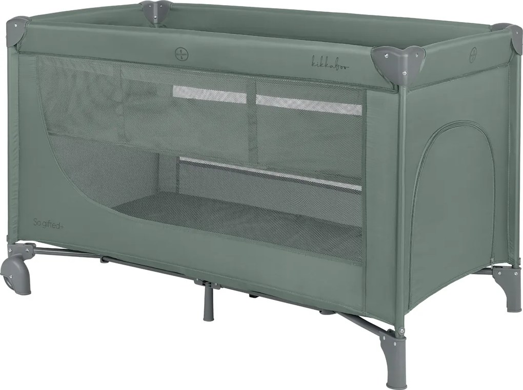 Berço de viagem para bebés de 2 níveis So Gifted PLUS 2026 Verde