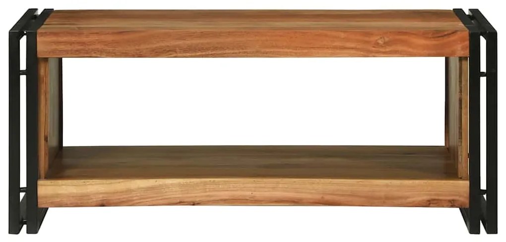 Mesa de Café 90x50x38 cm Madeira Maciça de Acácia