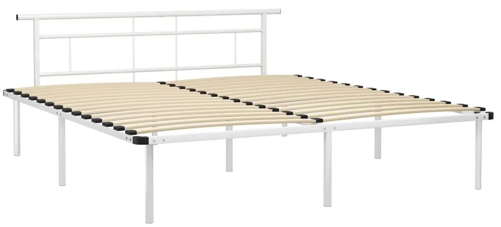 Estrutura de cama em metal 180x200 cm branco