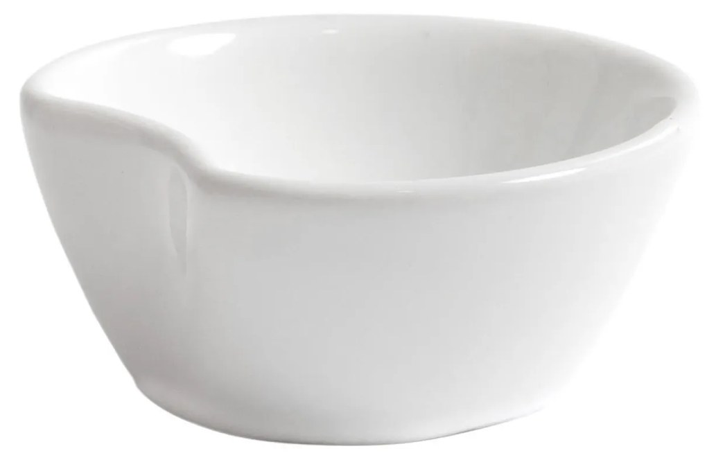 Molheira Porcelana Degustacion Branco 7X3cm