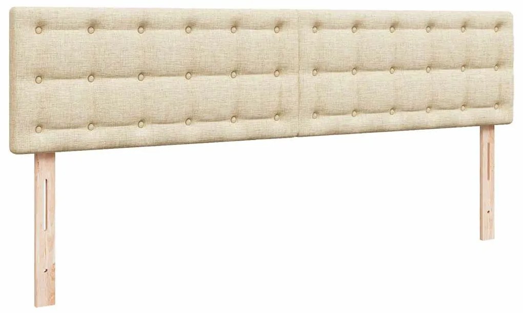 Estrutura de cama otomana com colchão tecido creme 160x200cm