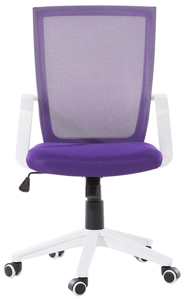 Cadeira de escritório violeta RELIEF Beliani