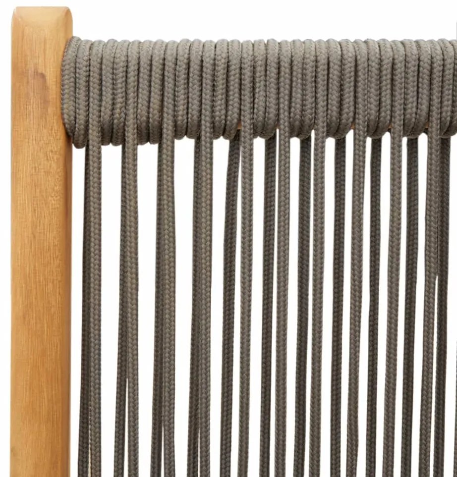 Cadeiras de jardim reclináveis 8 pcs acácia maciça cinzento