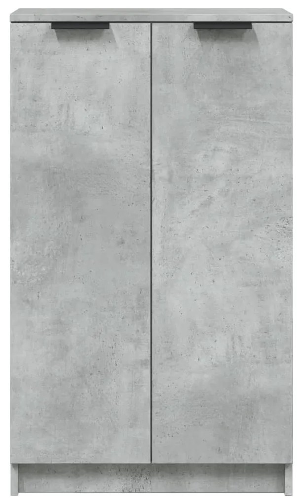 Sapateira 59x35x100 cm madeira processada cinzento cimento