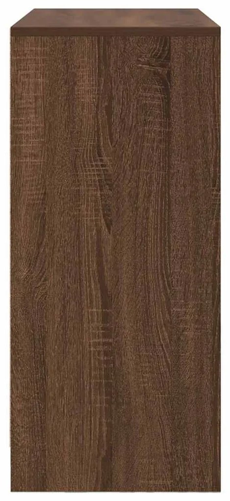 Aparador c/ gavetas e portas 70,5x34x74,5 cm carvalho castanho