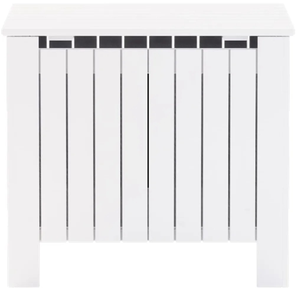 Caixa de arrumação c/ tampa RANA 60x49x54cm pinho maciço branco