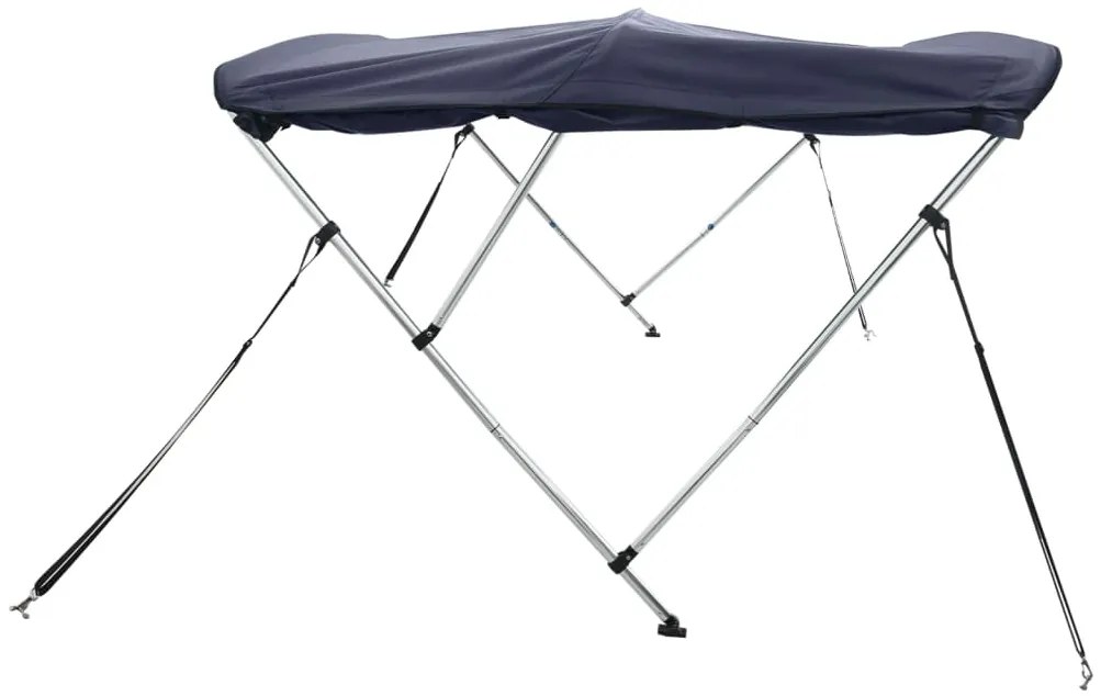 Toldo de 3 arcos Bimini c/ paredes laterais 183x(137-152)x137cm
