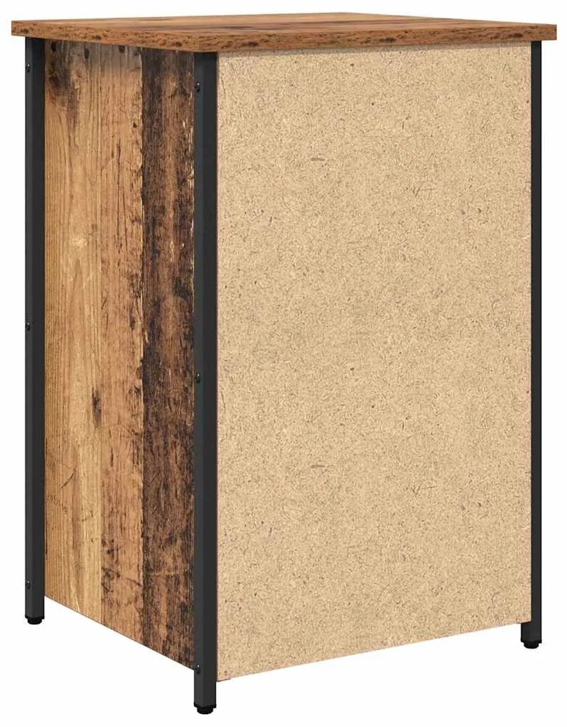 Mesa de Madeira Velha Madeira Velha MDF, Madeira de Partícula, Metal