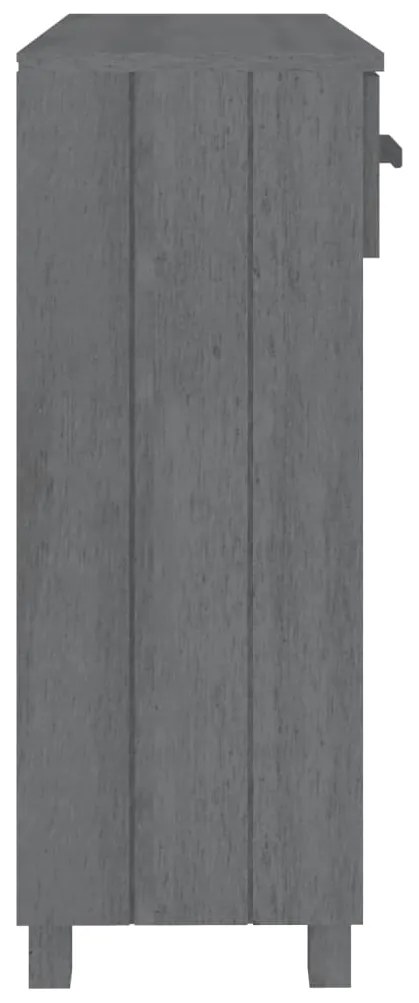 Mesa consola HAMAR 90x35x90 cm pinho maciço cinza-escuro