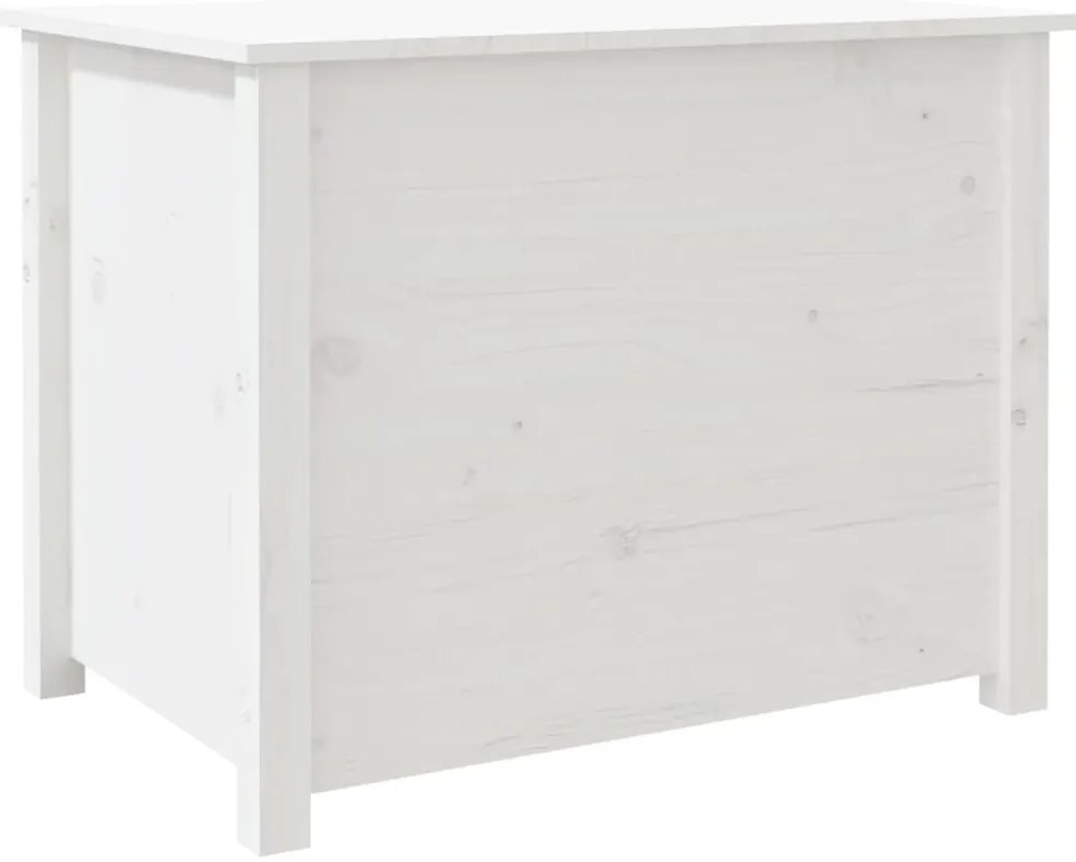 Mesa de centro 71x49x55 cm pinho maciço branco