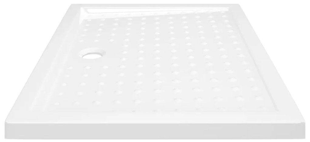 Base de chuveiro com pontos 90x70x4 cm ABS branco