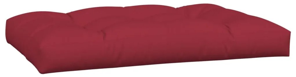 Almofadões para móveis de paletes 2 pcs tecido vermelho tinto