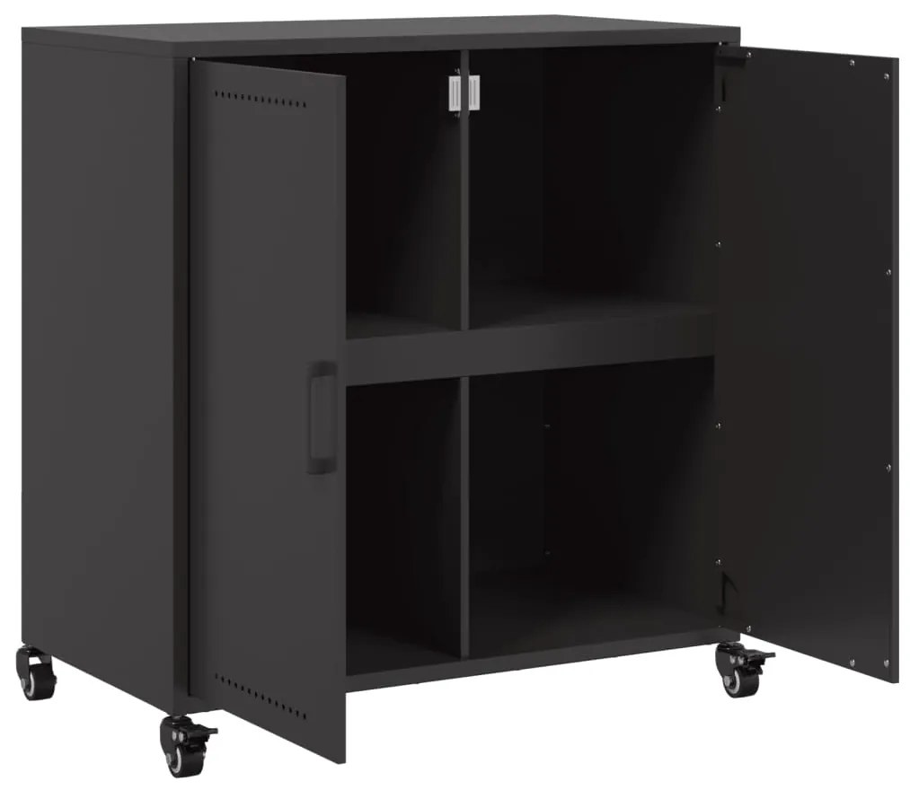 Aparador 68x39x72 cm aço preto