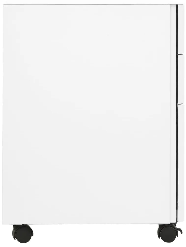 Arquivador móvel aço 30x45x59 cm branco